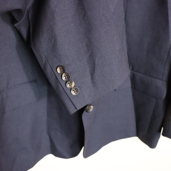JM Haggar Men's suit jacket, classic fit, dark navy, new and unused, size 50L - Picture 7 of 11